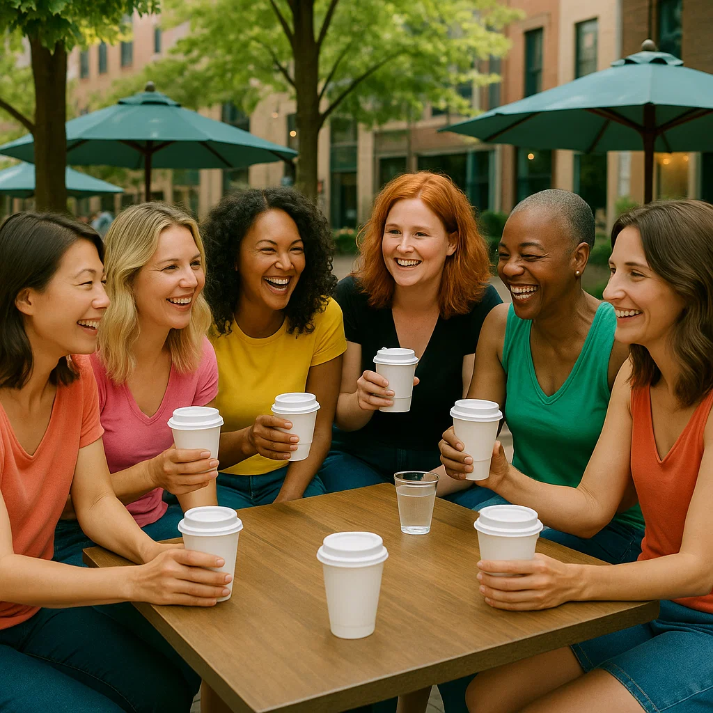 Women at Coffee Shop