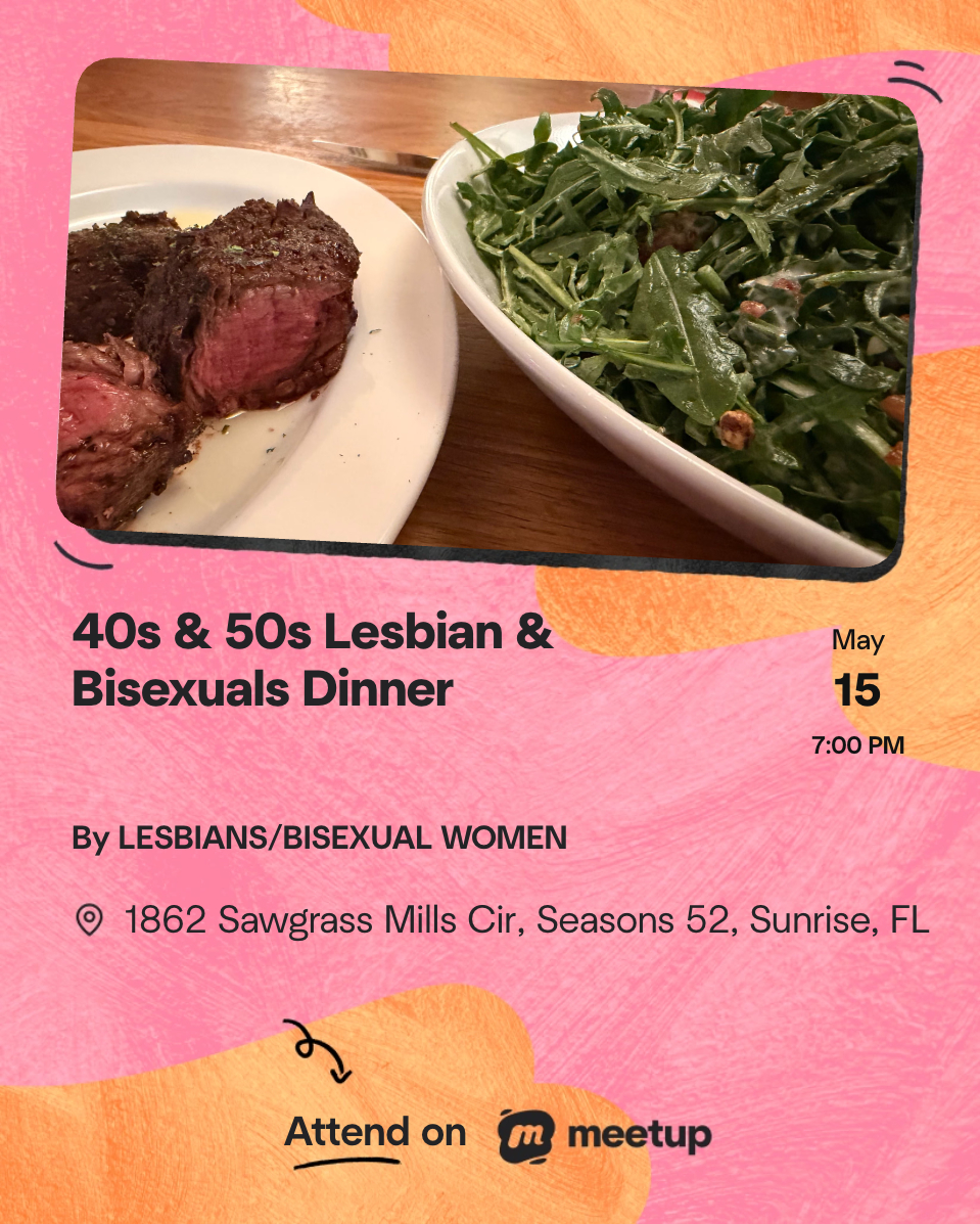 40s & 50s Lesbian & Bisexuals Dinner